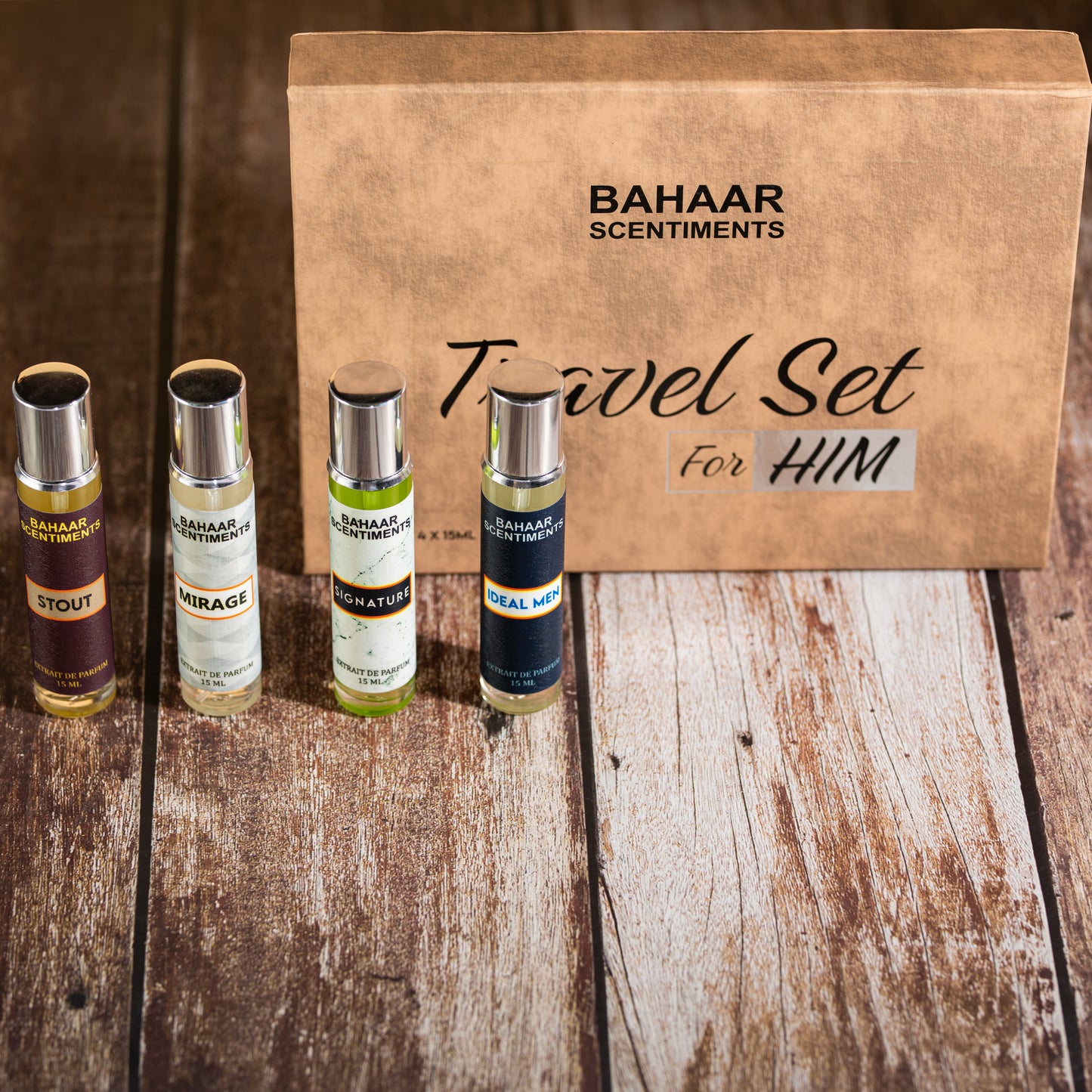 Travel set for him